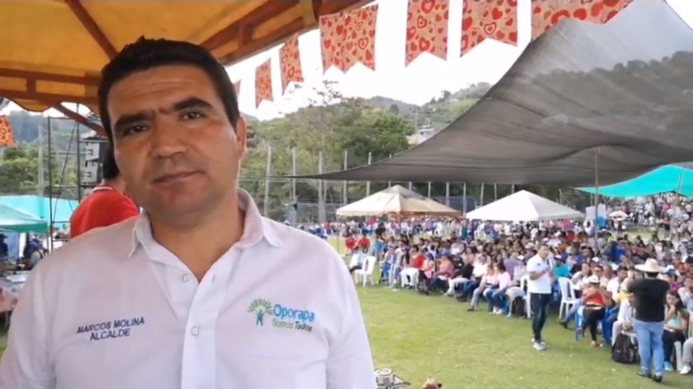 Marcos Molina en Oporapa consolida su fortaleza electoral.